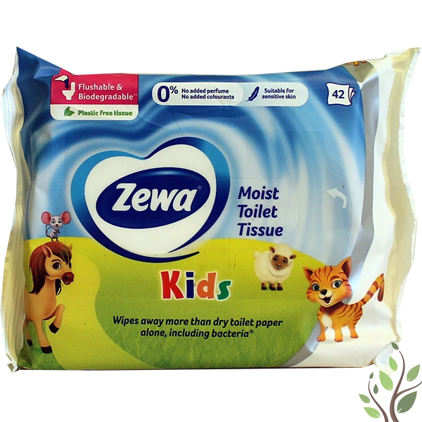Zewa toalettpapír nedves 42db kids