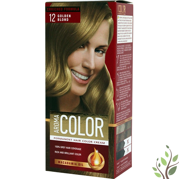Aroma Color hajfesték 12 arany szőke
