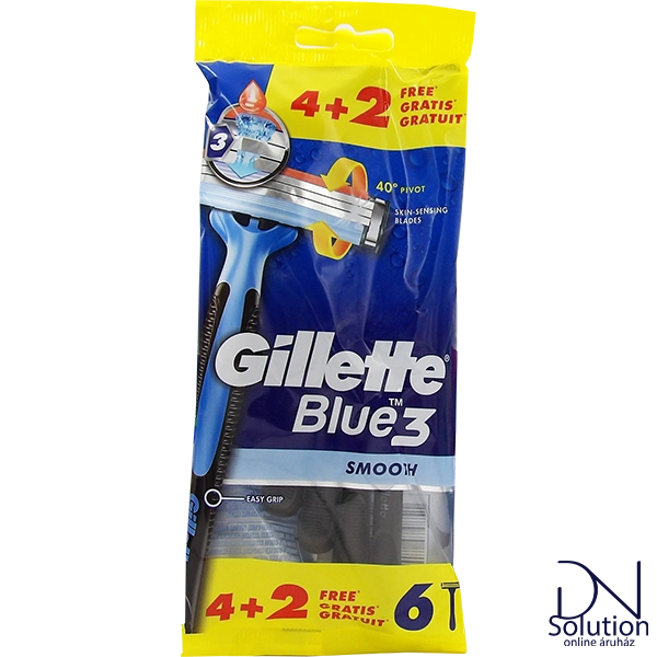 Gillette Blue3 Smooth eldobható borotva 6db