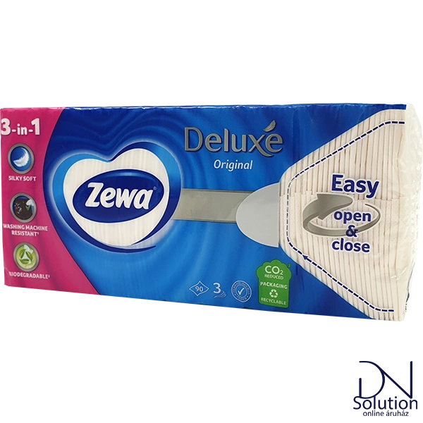 Zewa Deluxe papírzsebkendő 90 db 3 réteg natúr
