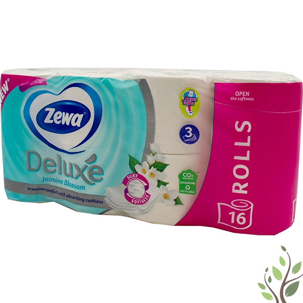 Zewa Deluxe toalettpapír 16 tekercs 3 rétegű jasmine 150 lap