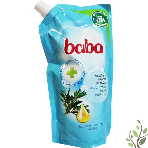Baba folyékony szappan utántöltő 500ml teafaolaj