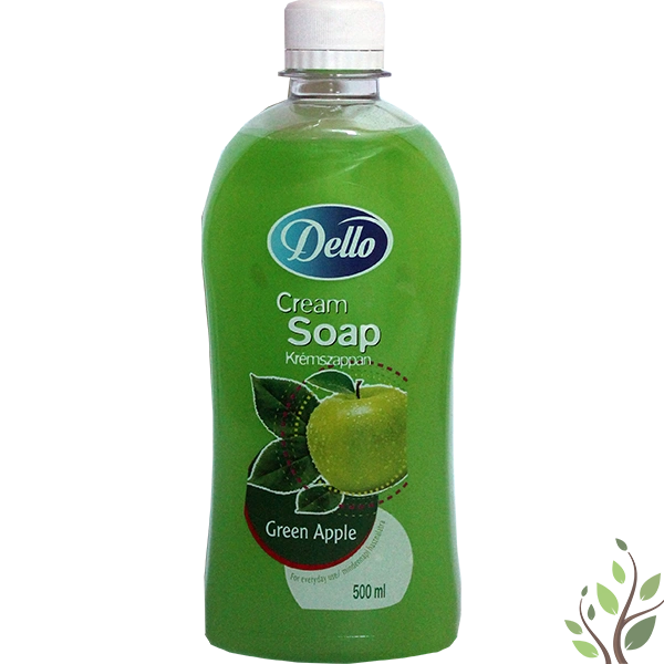 Dello folyékony szappan 0,5l zöld alma uttántöltő