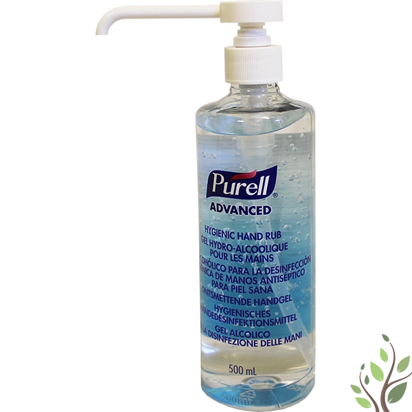 PURELL Advanced kézfertőtlenítő gél - virucid, fungicid, baktericid, mikobaktericid, OTH engedély, hosszú csőrös pumpás, 500 ml