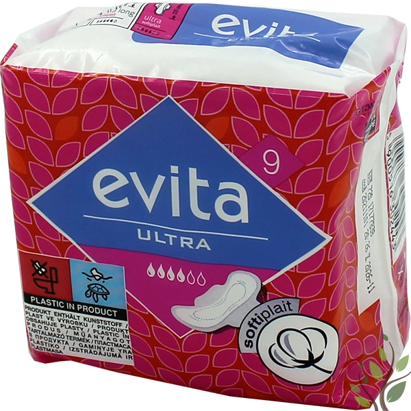 Evita egészségügyi betét 9db ultra softiplait