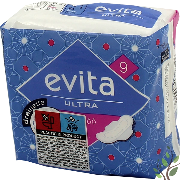 Evita egészségügyi betét 9db ultra drainette
