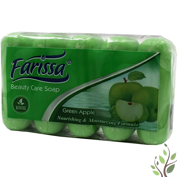 Farissa szappan 5x55g green apple