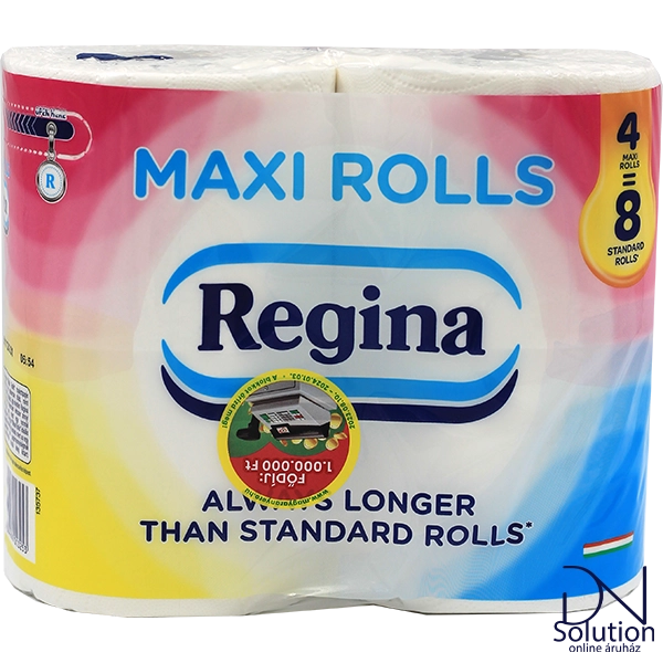 Regina toalettpapír 4 tekercs 3 réteg 301 lap MAXI Rolls