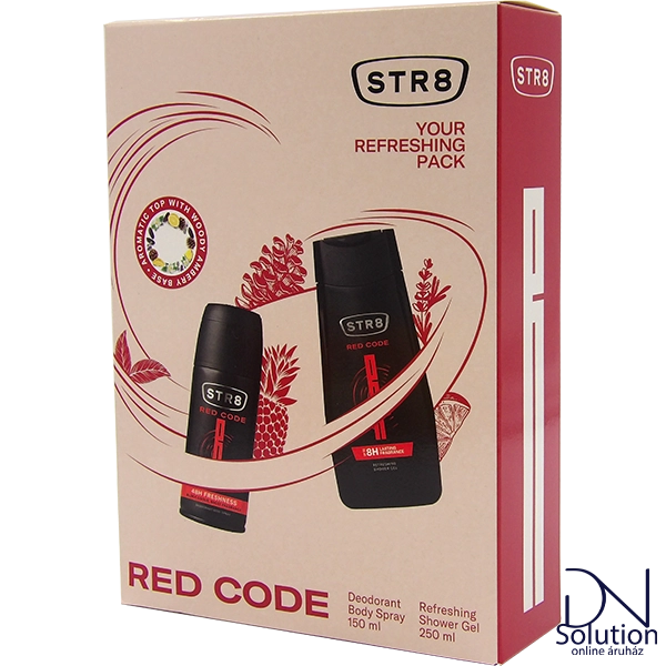 STR8 ajándékcsomag(tusf+deo) red code