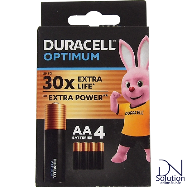 Duracell AA elem LR06/4 4db optimum