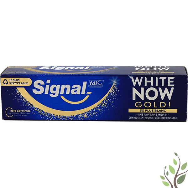 Signal fogkrém 75ml white now gold