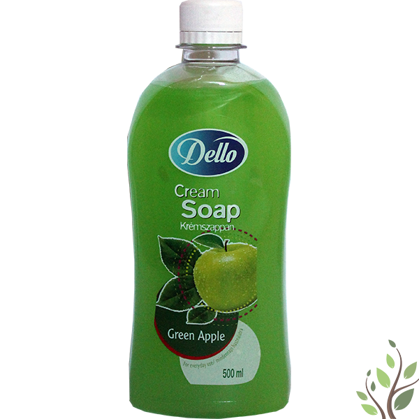 Dello folyékony szappan 0,5l zöld alma uttántöltő