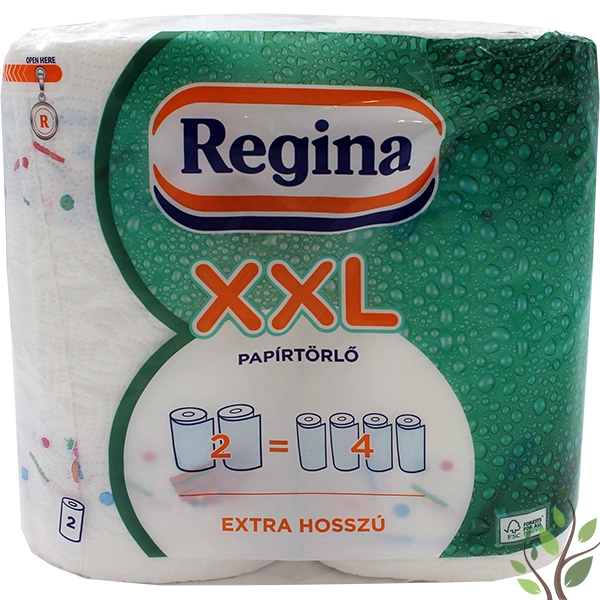 Regina kéztörlő 2 tekercs 2 réteg XXL mintás