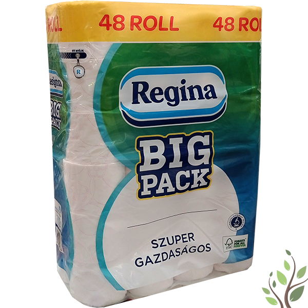 Regina toalettpapír 48 tekercs 2 réteg 140 lap Big pack