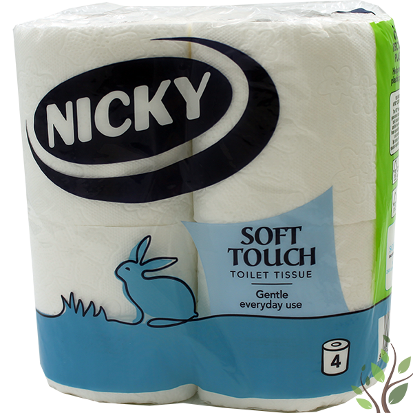 Nicky toalettpapír 4 tekercs 2 réteg 110 lap Soft touch