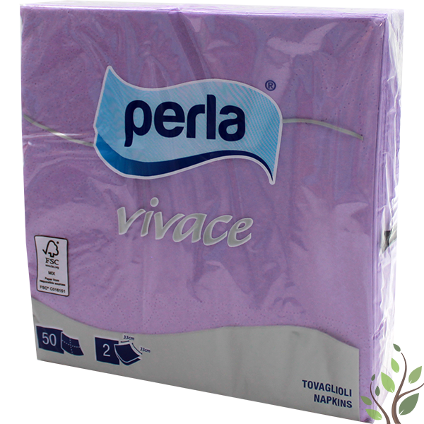 Perla szalvéta 2 réteg 50 lap 32,5x32,5cm vivace